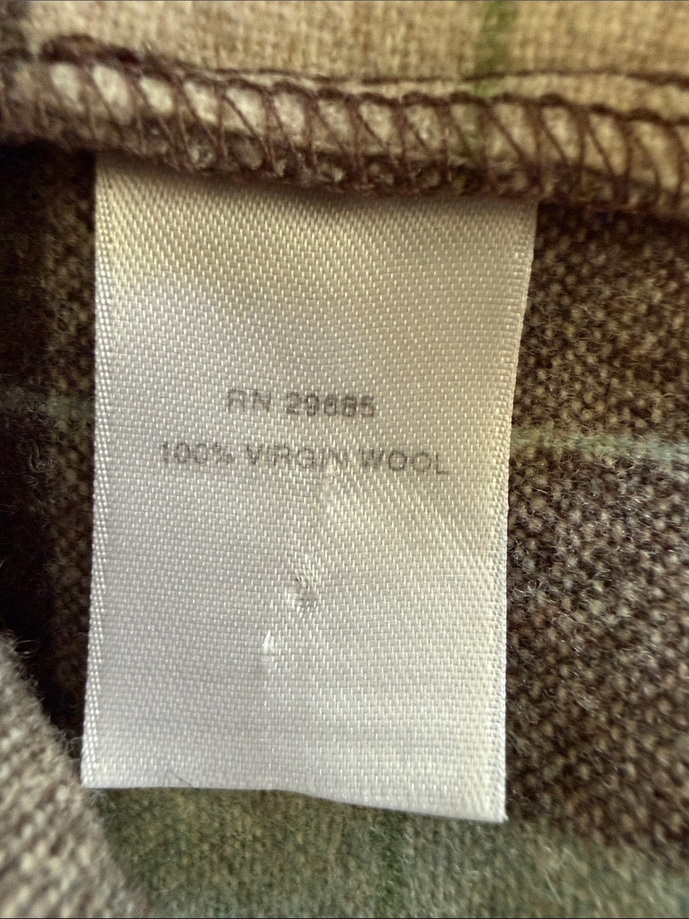 Pendleton Wool Jacket Petite L Plaid Blue Gray Cream Cabin Core - Picture 4 of 7